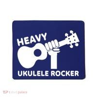 Heavy Ukulele Rocker Musical Instrument Acoustic Guitar Mousepad thumb 0