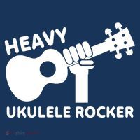 Heavy Ukulele Rocker Musical Instrument Acoustic Guitar Baby Bodysuit thumb 2