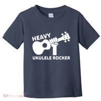 Heavy Ukulele Rocker Musical Instrument Acoustic Guitar Toddler T-Shirt thumb 0