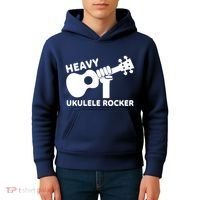 Heavy Ukulele Rocker Musical Instrument Acoustic Guitar Kids Hoodie thumb 4