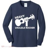 Heavy Ukulele Rocker Musical Instrument Acoustic Guitar Kids Long Sleeve Shirt thumb 0