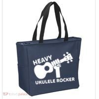 Heavy Ukulele Rocker Musical Instrument Acoustic Guitar Tote Bag thumb 2