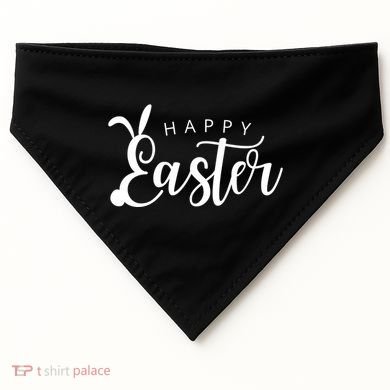 Happy Easter Bunny Holiday USA-Made Doggie Bandana