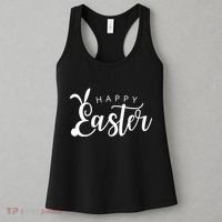 Happy Easter Bunny Holiday Women's Tank Top thumb 3