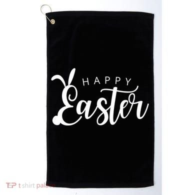 Happy Easter Bunny Holiday Golf Towel