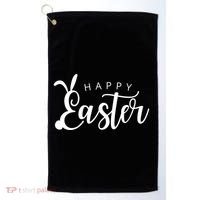 Happy Easter Bunny Holiday Golf Towel thumb 0