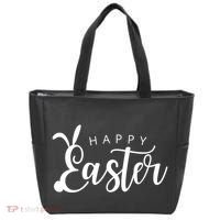 Happy Easter Bunny Holiday Tote Bag thumb 0