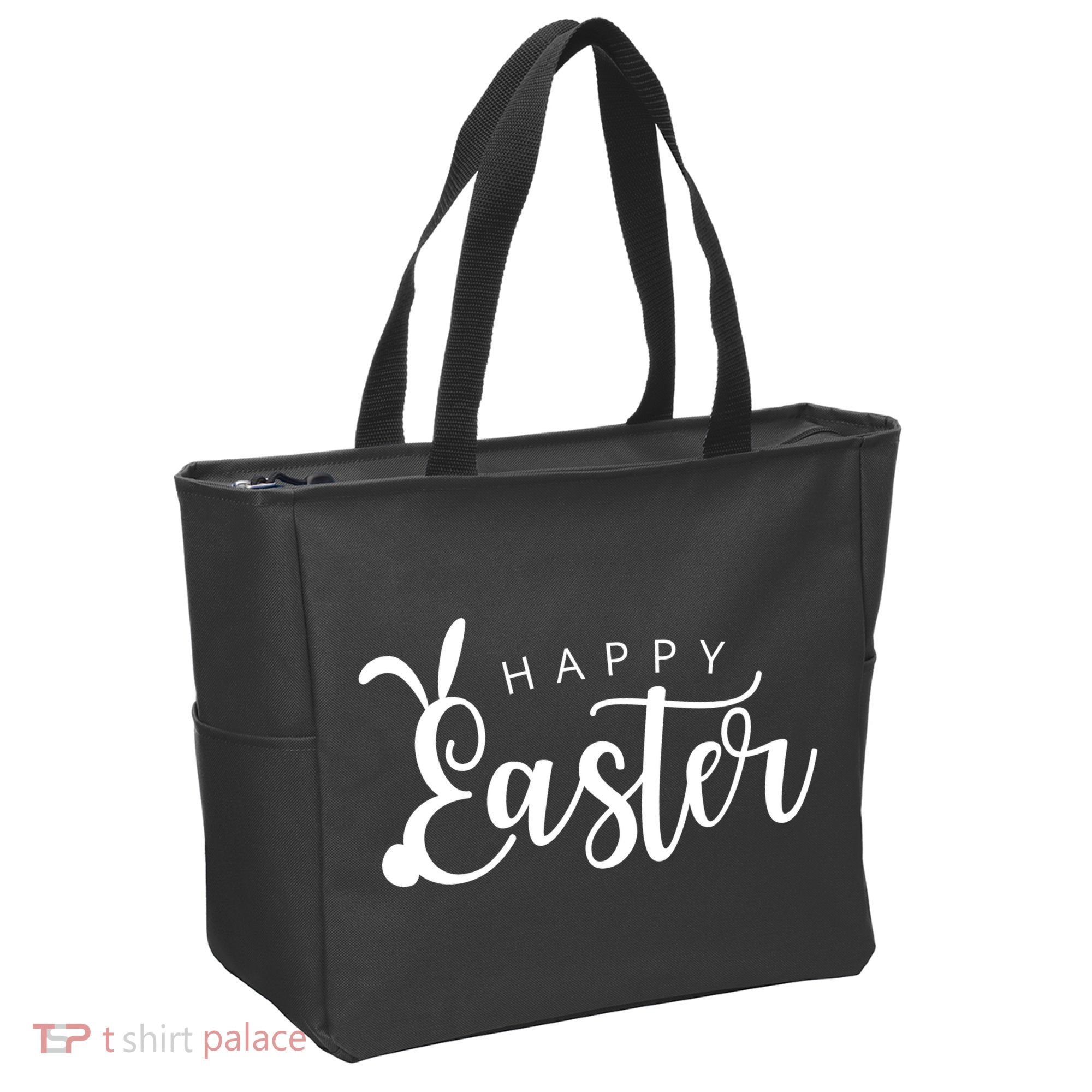 Happy Easter Bunny Holiday Tote Bag