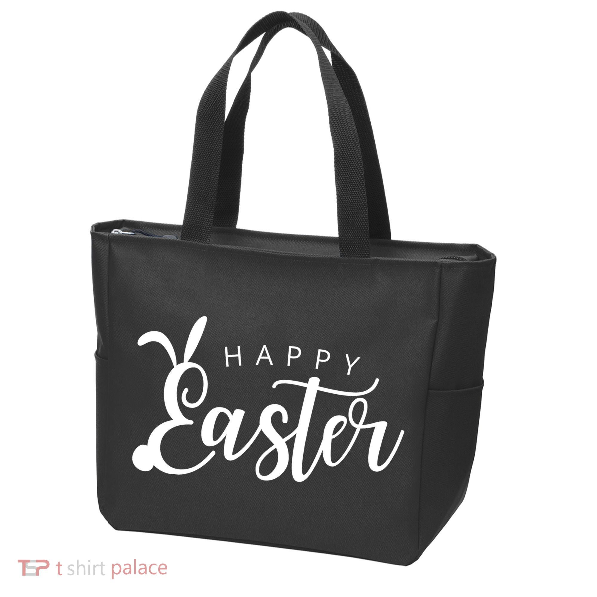 Happy Easter Bunny Holiday Tote Bag
