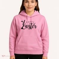 Happy Easter Bunny Holiday Hoodie thumb 5