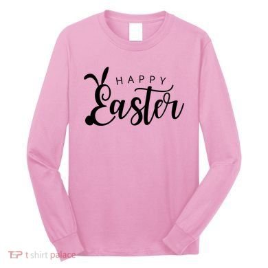 Happy Easter Bunny Holiday Long Sleeve Shirt
