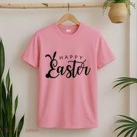 Happy Easter Bunny Holiday T-Shirt thumb 2