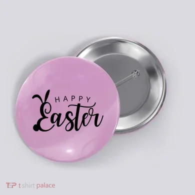 Happy Easter Bunny Holiday Button