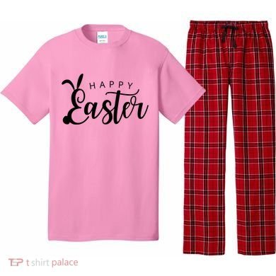 Happy Easter Bunny Holiday Pajama Set