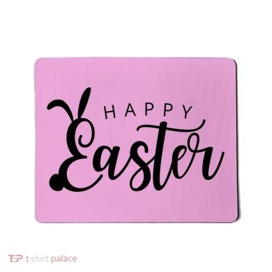 Happy Easter Bunny Holiday Mousepad