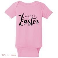 Happy Easter Bunny Holiday Baby Bodysuit thumb 0