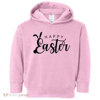 Happy Easter Bunny Holiday Toddler Hoodie