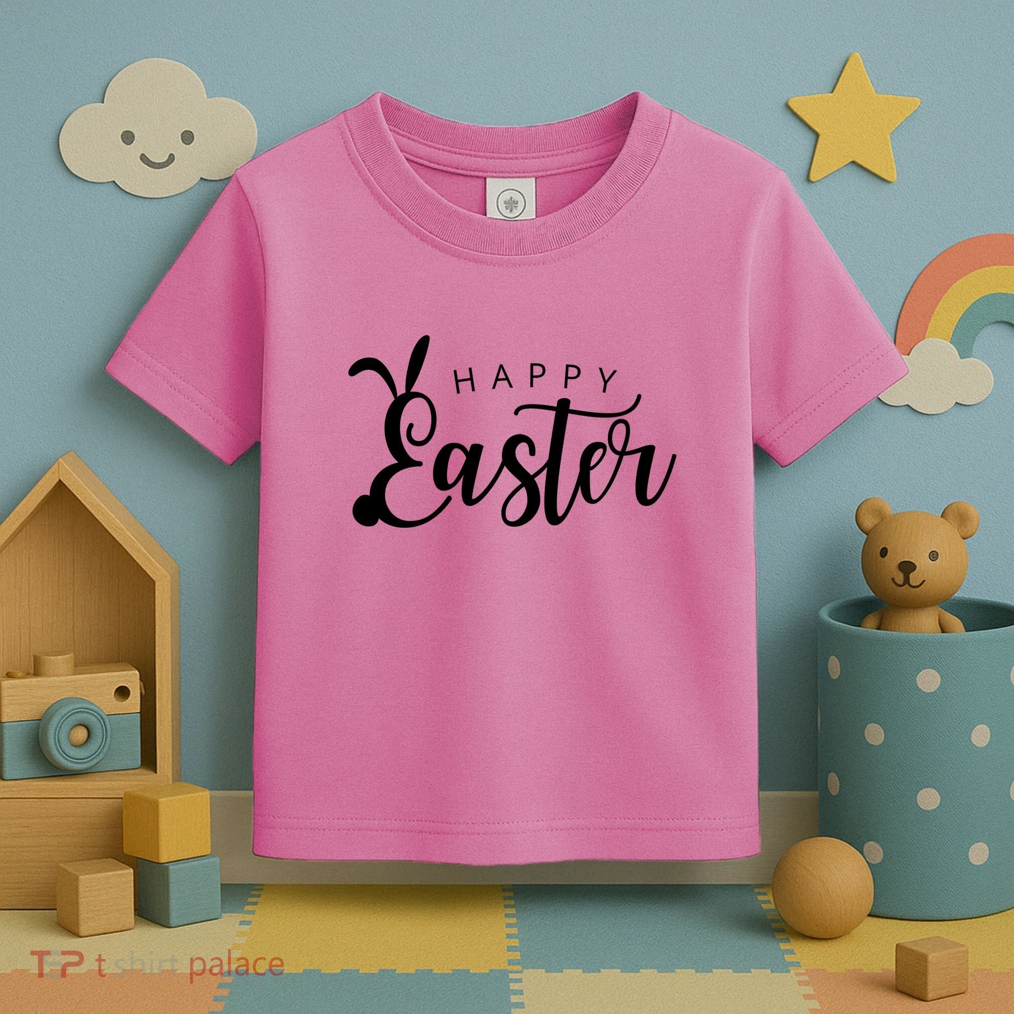 Happy Easter Bunny Holiday Toddler T-Shirt