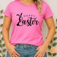 Happy Easter Bunny Holiday Women's T-Shirt thumb 2