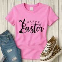 Happy Easter Bunny Holiday Women's T-Shirt thumb 3