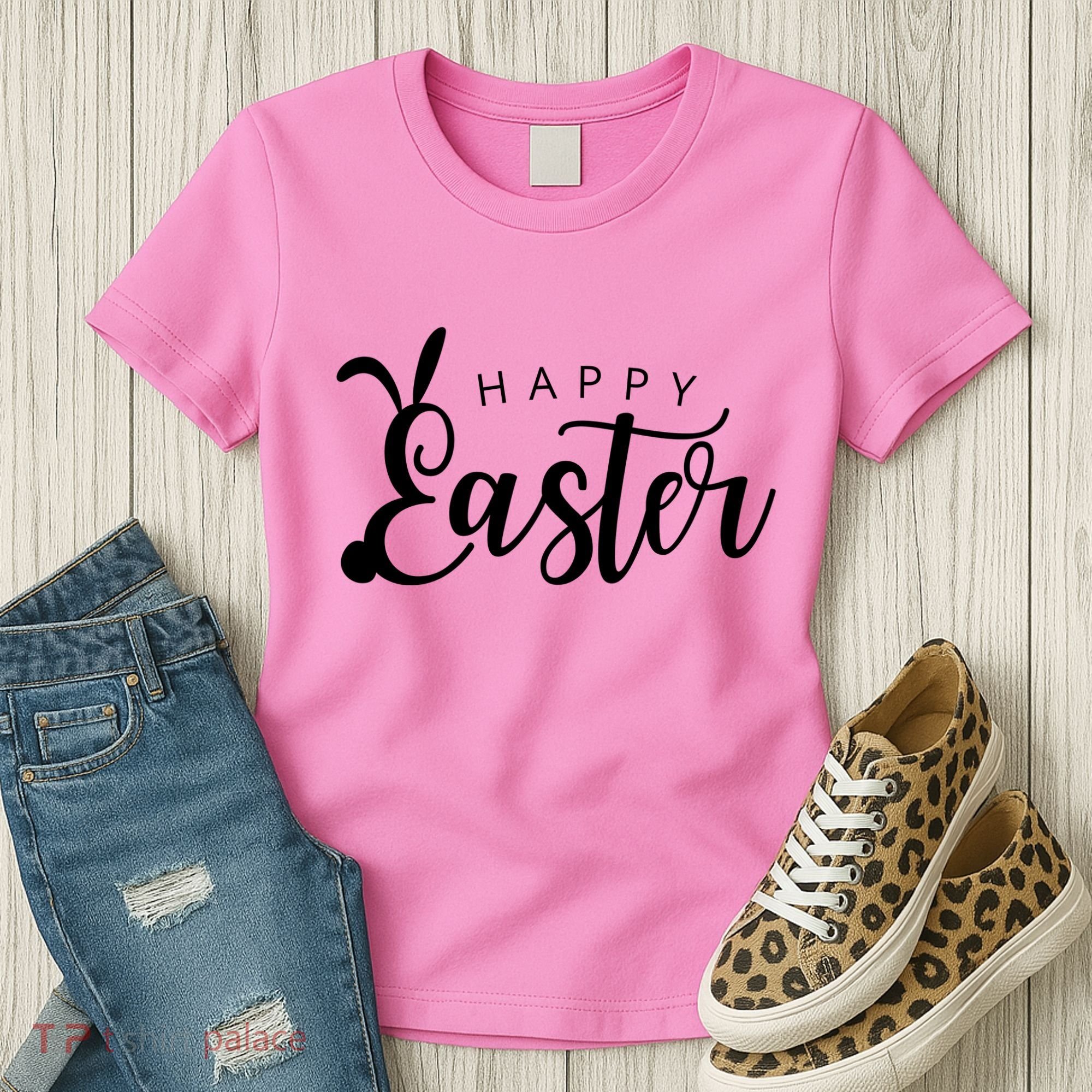 Happy Easter Bunny Holiday Women's T-Shirt