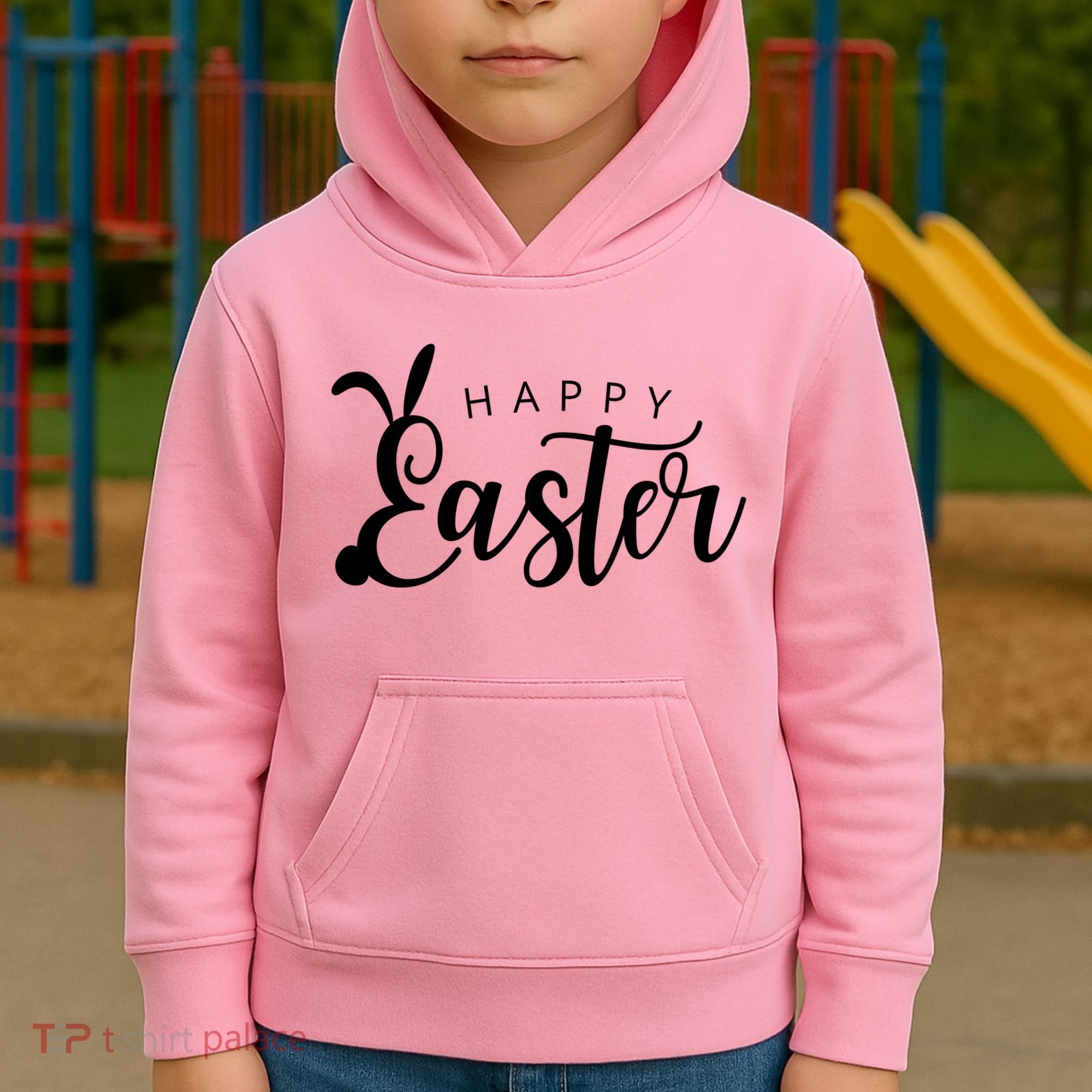 Happy Easter Bunny Holiday Kids Hoodie