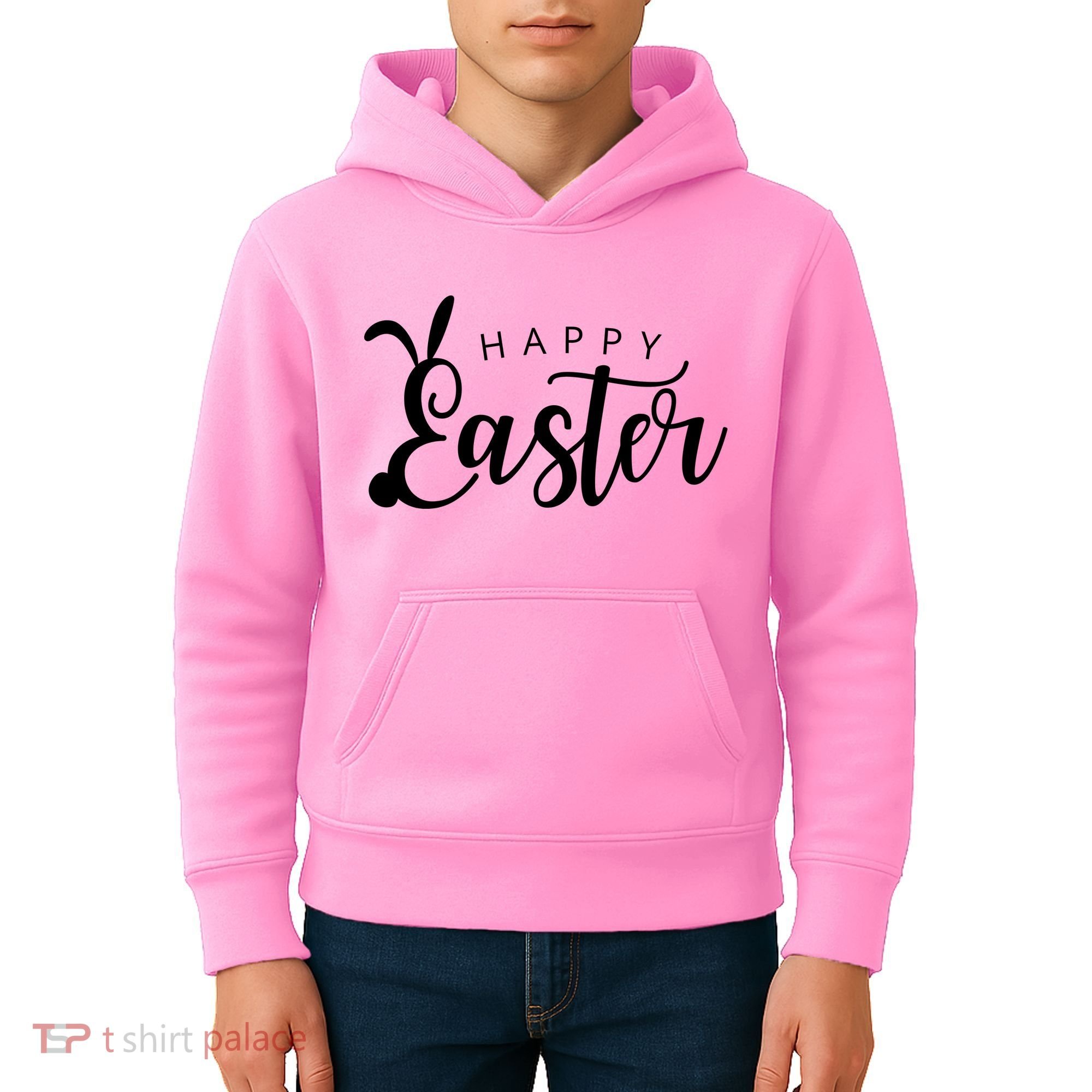 Happy Easter Bunny Holiday Kids Hoodie