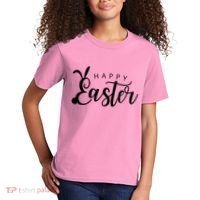 Happy Easter Bunny Holiday Kids T-Shirt thumb 2