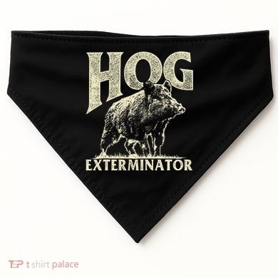 Hog Exterminator Boar Hunting Wild Hog Hunter USA-Made Doggie Bandana