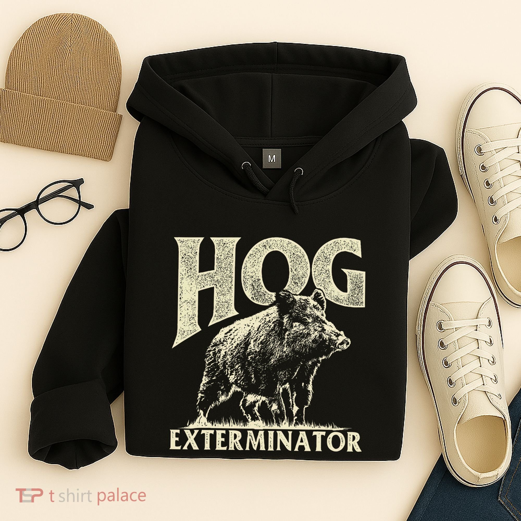 Hog Exterminator Boar Hunting Wild Hog Hunter Hoodie