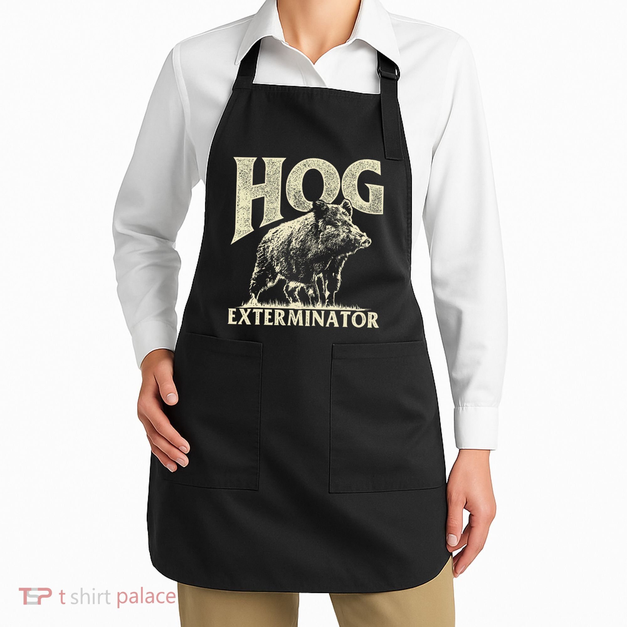 Hog Exterminator Boar Hunting Wild Hog Hunter Apron