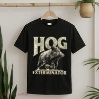 Hog Exterminator Boar Hunting Wild Hog Hunter T-Shirt thumb 2