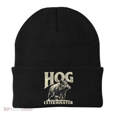 Hog Exterminator Boar Hunting Wild Hog Hunter Beanie