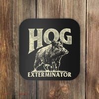 Hog Exterminator Boar Hunting Wild Hog Hunter Coaster thumb 0