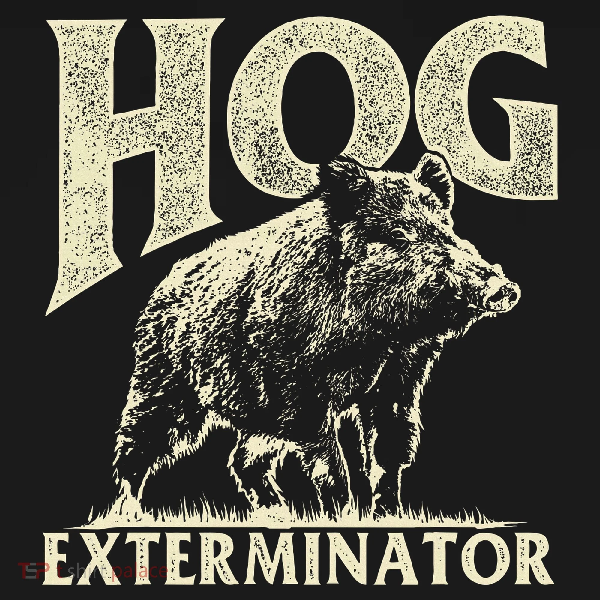 Hog Exterminator Boar Hunting Wild Hog Hunter Women's Hoodie
