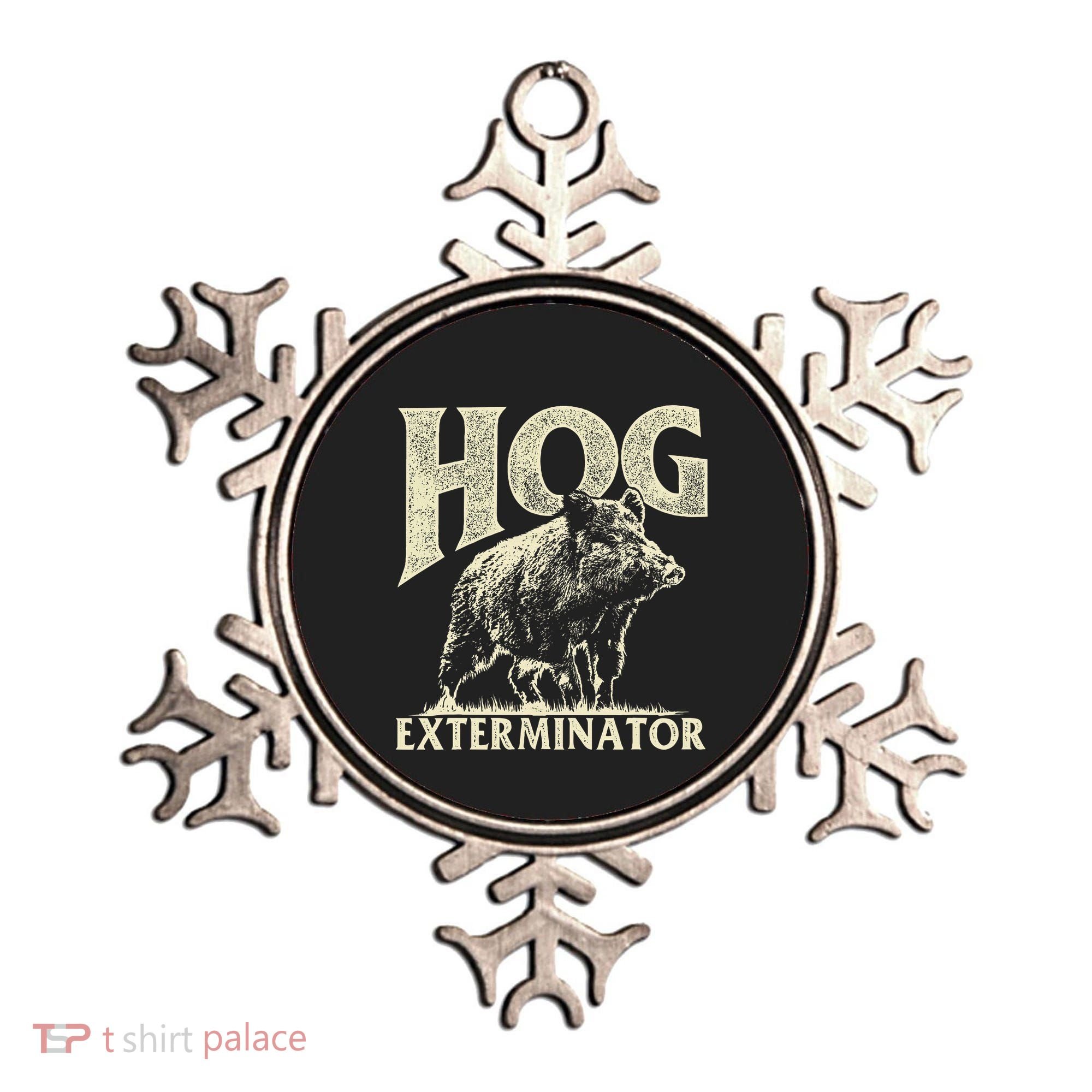 Hog Exterminator Boar Hunting Wild Hog Hunter Ornament