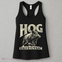 Hog Exterminator Boar Hunting Wild Hog Hunter Women's Tank Top thumb 3