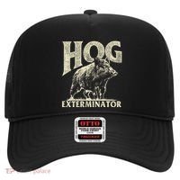 Hog Exterminator Boar Hunting Wild Hog Hunter Hat thumb 0