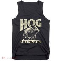 Hog Exterminator Boar Hunting Wild Hog Hunter Tank Top thumb 0