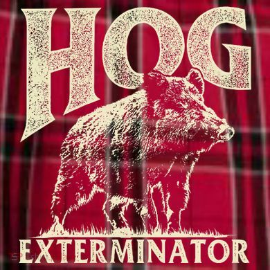 Hog Exterminator Boar Hunting Wild Hog Hunter Women's Flannel Plaid Pajama Pants