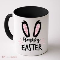 Happy Easter Bunny Ears Coffee Mug thumb 0
