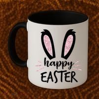 Happy Easter Bunny Ears Coffee Mug thumb 2