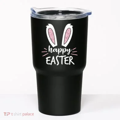 Happy Easter Bunny Ears Tumbler