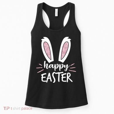 Happy Easter Bunny Ears Women's Tank Top