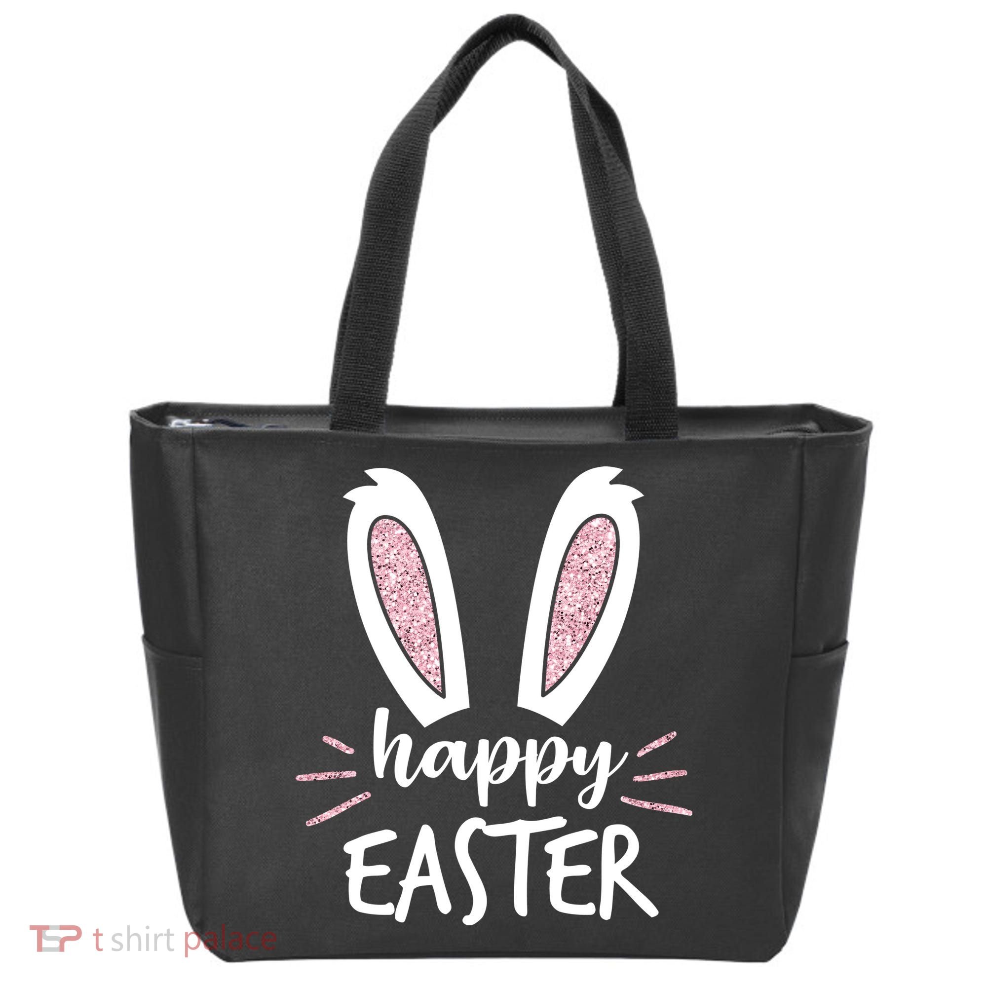 Happy Easter Bunny Ears Tote Bag