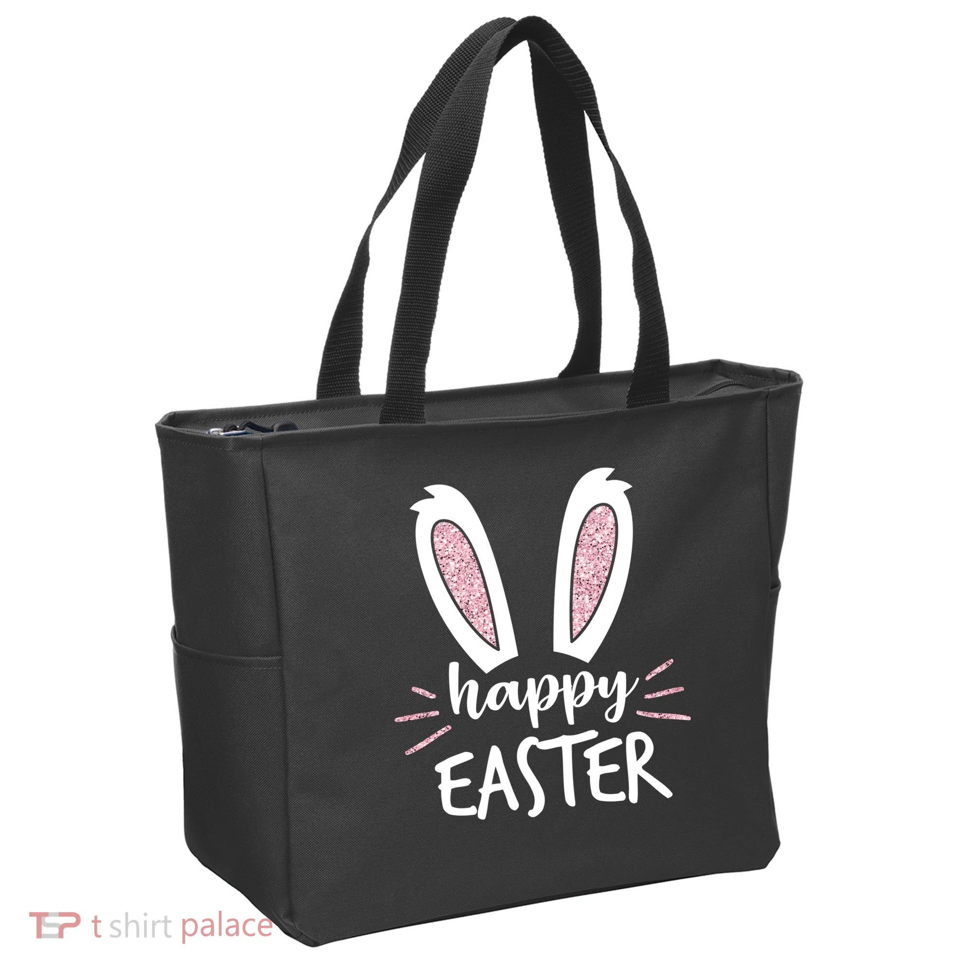 Happy Easter Bunny Ears Tote Bag