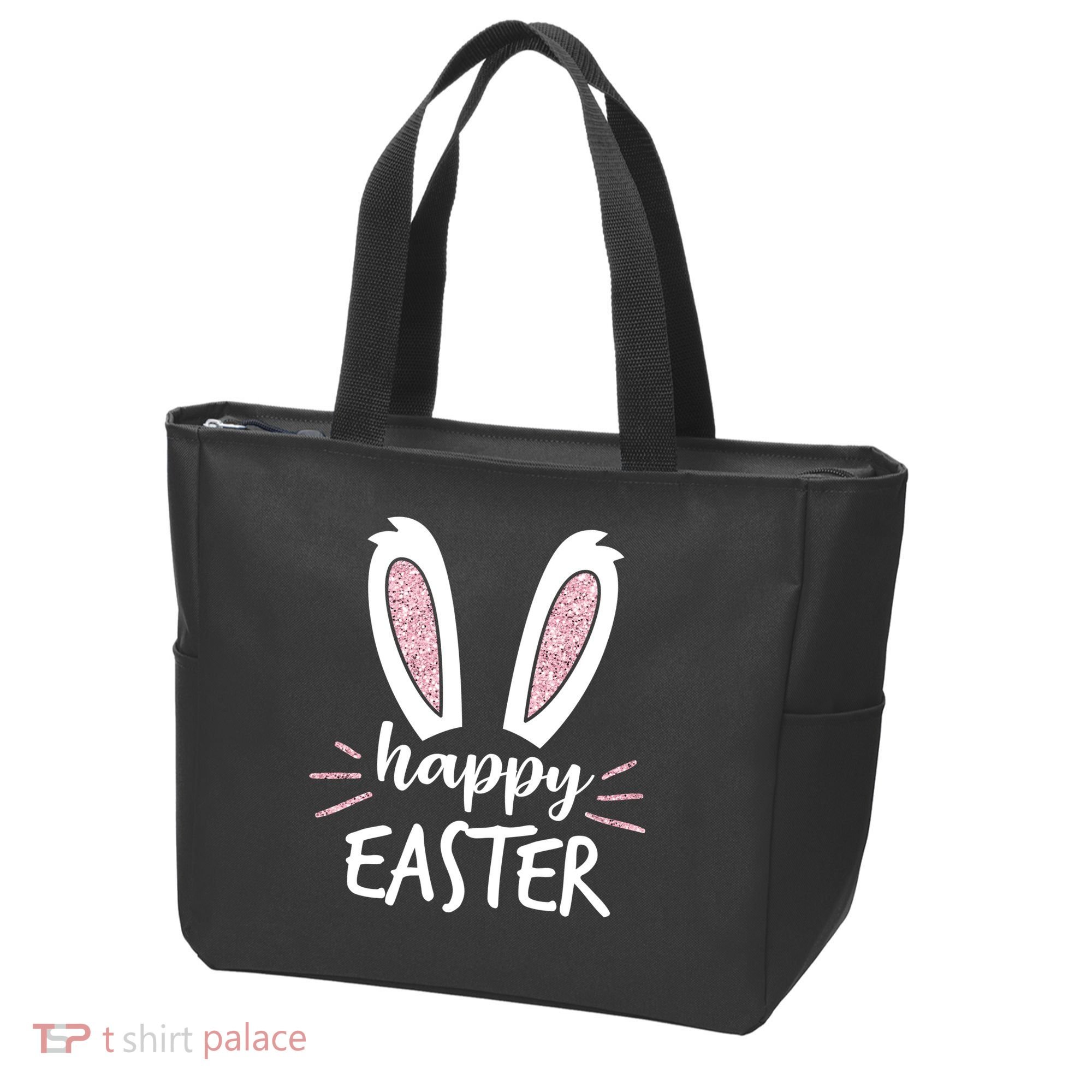 Happy Easter Bunny Ears Tote Bag