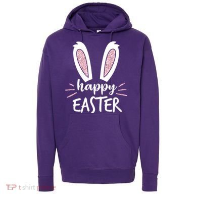 Happy Easter Bunny Ears Hoodie