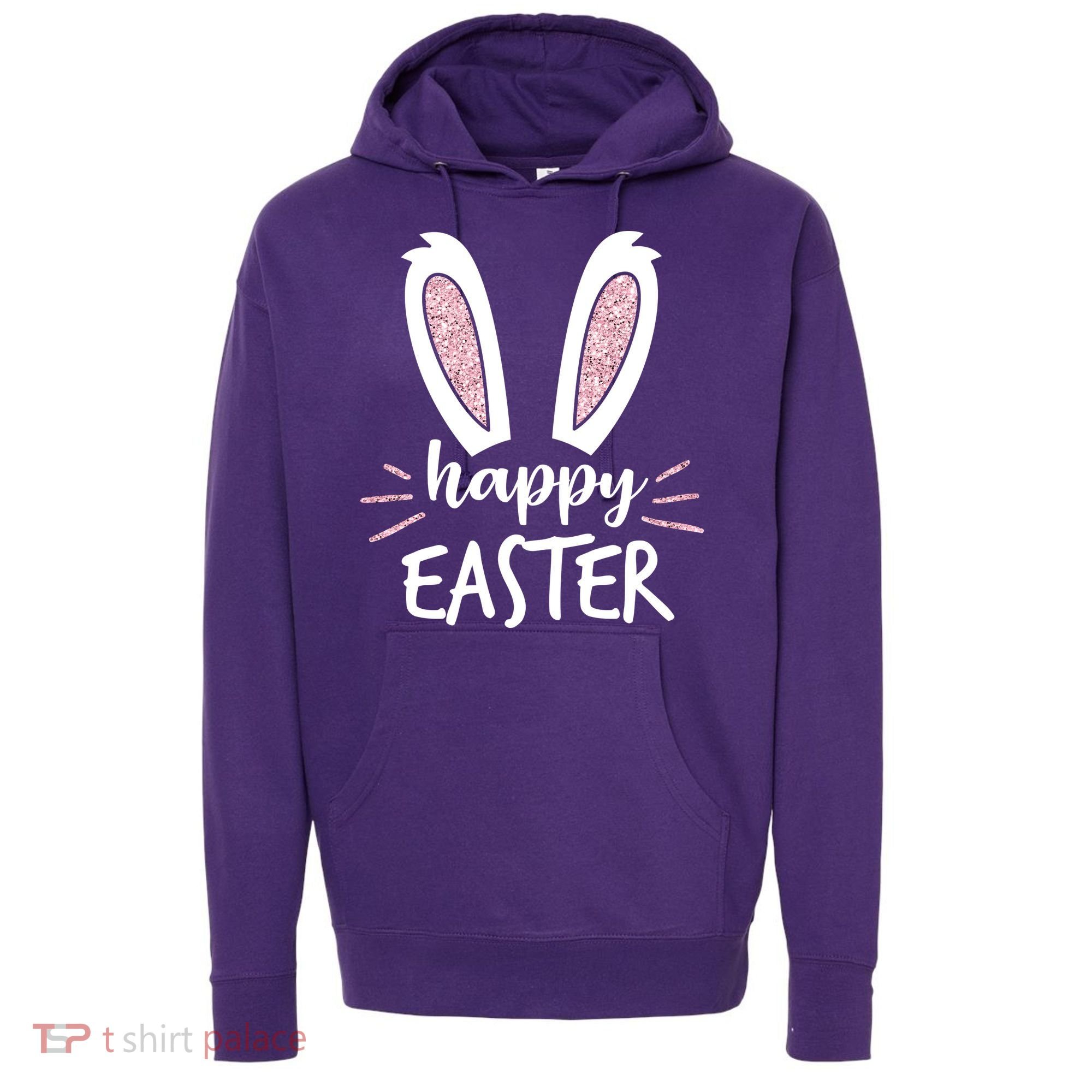 Happy Easter Bunny Ears Hoodie