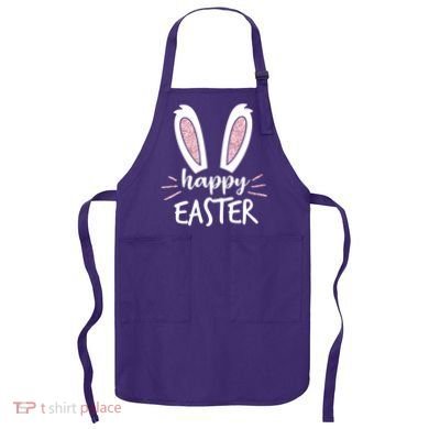 Happy Easter Bunny Ears Apron